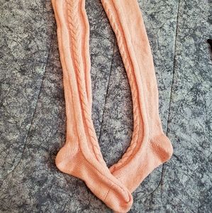 Thigh High Cable Knit Socks